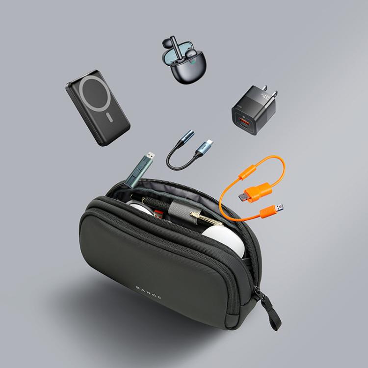 BANGE 3067 Travel Digital Storage Bag Multi-compartment Data Cable Daily Business Trip Handbag