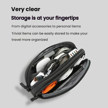 BANGE 3067 Travel Digital Storage Bag Multi-compartment Data Cable Daily Business Trip Handbag