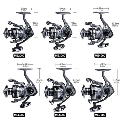 Moulinet Spinning LUYA Sea Long Casting Bras oscillant métallique CNC, PROBEROS ME2000, PROBEROS ME3000, PROBEROS ME4000, PROBEROS ME5000, PROBEROS ME6000, PROBEROS ME7000