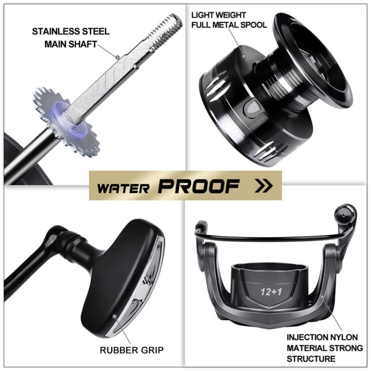Moulinet Spinning LUYA Sea Long Casting Bras oscillant métallique CNC, PROBEROS ME2000, PROBEROS ME3000, PROBEROS ME4000, PROBEROS ME5000, PROBEROS ME6000, PROBEROS ME7000
