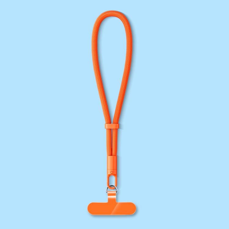 Smartphone Lanyard with Adjustable Wrist Strap Self-Locking 360-degree Rotating Anti-Tangle Design With TPU Clip, Wrist Green, Wrist Black, Wrist Orange