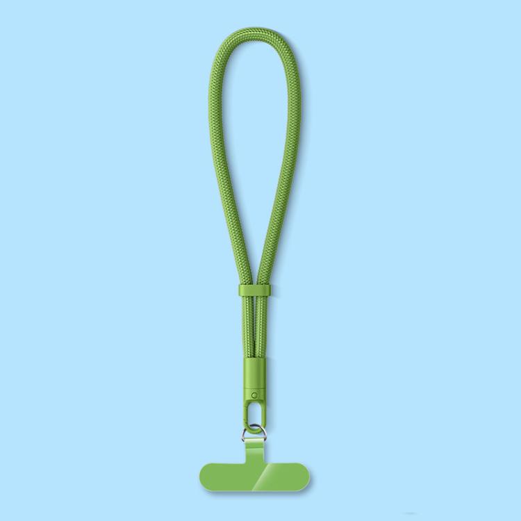 Smartphone Lanyard with Adjustable Wrist Strap Self-Locking 360-degree Rotating Anti-Tangle Design With TPU Clip, Wrist Green, Wrist Black, Wrist Orange