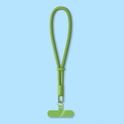 Smartphone Lanyard with Adjustable Wrist Strap Self-Locking 360-degree Rotating Anti-Tangle Design With TPU Clip, Wrist Green, Wrist Black, Wrist Orange