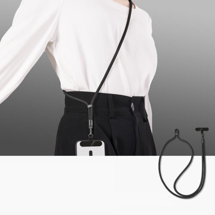 Adjustable Phone Lanyard With Self-Locking 360-Degree Rotatable Anti-Tangle Design & TPU Clip, Neck Black, Neck Orange, Neck Green, Crossbody Black, Crossbody Orange, Crossbody Green