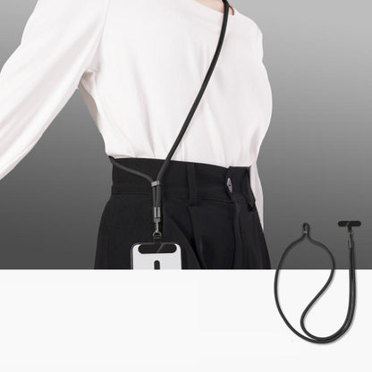 Adjustable Phone Lanyard With Self-Locking 360-Degree Rotatable Anti-Tangle Design & TPU Clip, Neck Black, Neck Orange, Neck Green, Crossbody Black, Crossbody Orange, Crossbody Green