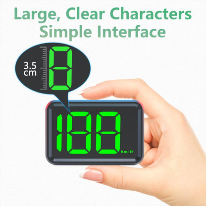 X1 Smart HUD Head-up Display Car GPS Speed Display HD Head-up Display, KM/H, MPH
