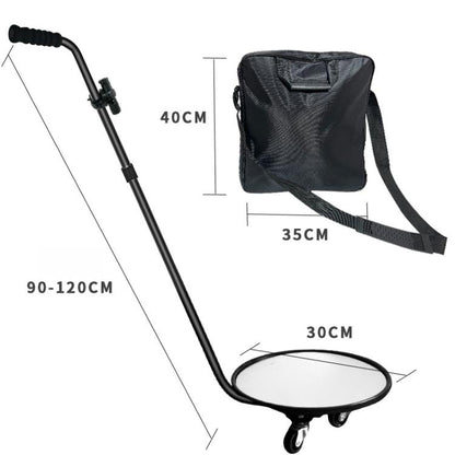 Retractable Pole Undercarriage Mirror Rotatable Undercarriage Inspection Reflector, Goint V3