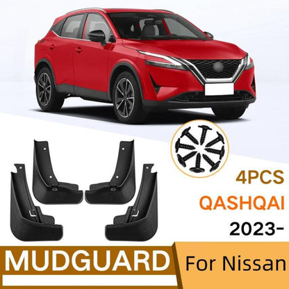 For 2023 Nissan Qashqai Car Tire Soft Rubber Mudguard, For Nissan Qashqai 2023