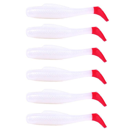 HENGJIA 6 piezas / Caja Señuelo blando flotante para pesca al aire libre 8cm-5g Señuelo falso biónico, 1#, 2#, 3#, 4#, 5#, 6#