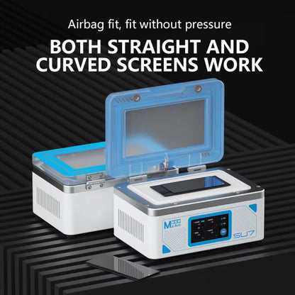 Cell Phone Repair Curved Screen Pressing Machine Flat Panel LCD Screen Vacuum Laminating Machine, EU Plug, MaAnt SU7