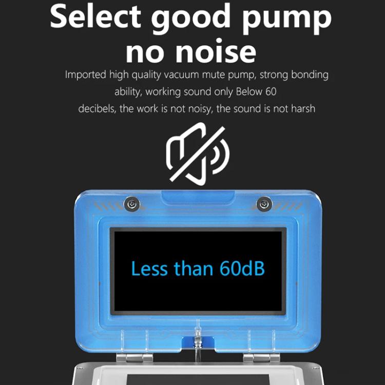 Cell Phone Repair Curved Screen Pressing Machine Flat Panel LCD Screen Vacuum Laminating Machine, EU Plug, MaAnt SU7