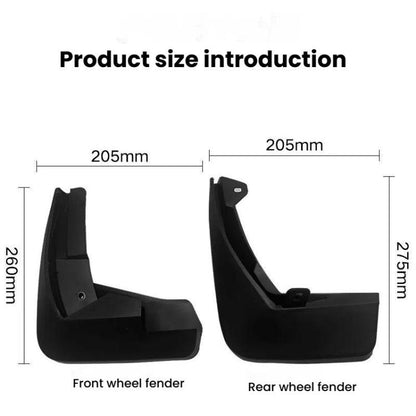 Car Tire Soft Rubber Mudguard For Peugeot, 2019-2021 508L, 2011-2018 508