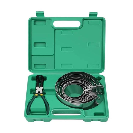 Piston Ring Compressor Clamp Remover Installation Tool Set, 14 In 1 Green
