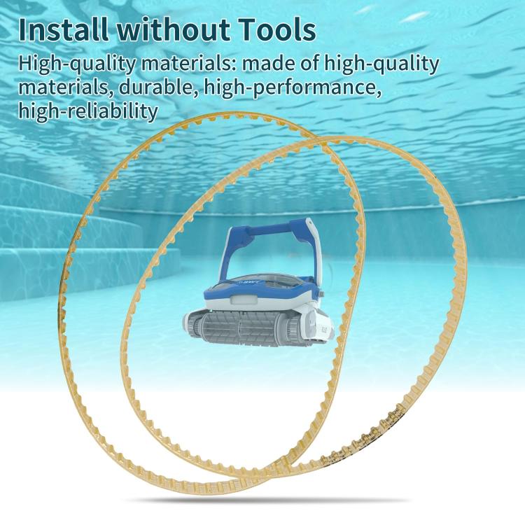 Pour Aquabot 3302 A3302PK 2 courroies d'entraînement de rechange, 3302 A3302PK