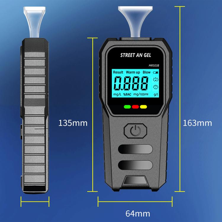 LCD Screen High-Precision Air-Blowing Dual-Purpose Alcohol Tester, 503B