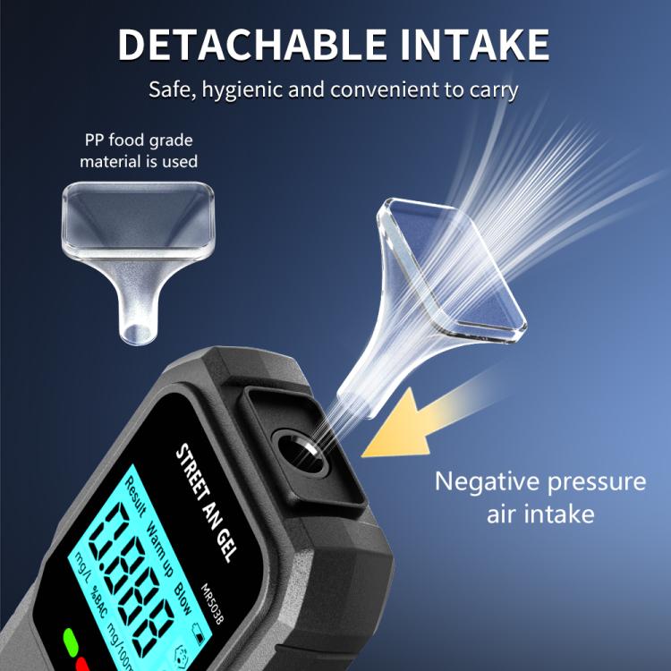 LCD Screen High-Precision Air-Blowing Dual-Purpose Alcohol Tester, 503B