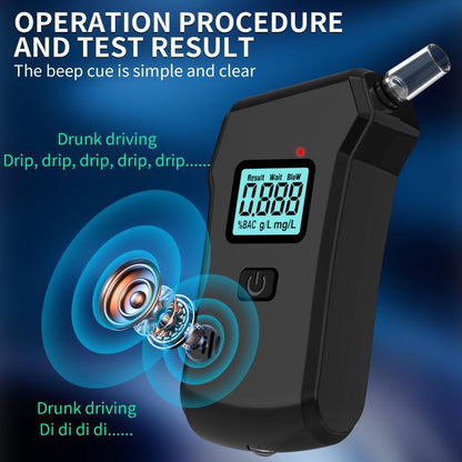 Digital Display Blow-type High-precision Alcohol Tester, 806