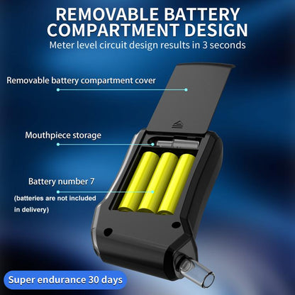 Digital Display Blow-type High-precision Alcohol Tester, 806