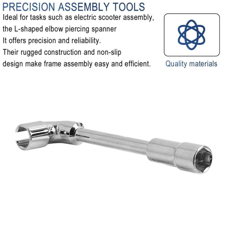 Pour clé à douille ouverte coudée en L de 19 mm pour scooter électrique INOKIM OXO OX pour la fixation de l'écrou de moteur, X1665
