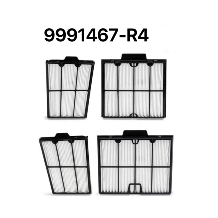 9991467-R4 Ultra-Fine Filter Panels Set For Dolphin Active 20 Explorer E30 M600 Proteus