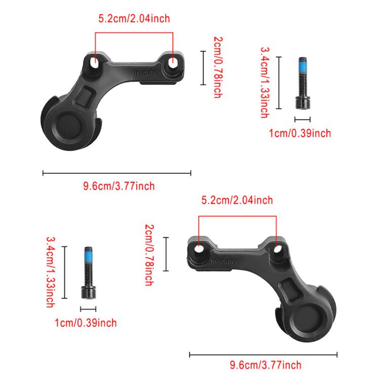 X1670 For INOKIM OX OXO Electrical Scooter Rocker Seal Cover For Plugging Motor And Wheel Shaft Holes, Front, Rear
