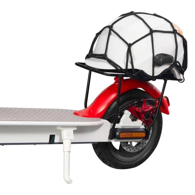 Motorcycle Scooter Fuel Tank Mesh Bag 6 Hooks Elastic Webbing Expandable Mesh Bag