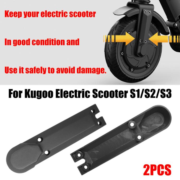 2 pièces/paquet Cache-roue avant pour trottinette électrique Kugoo 8 pouces