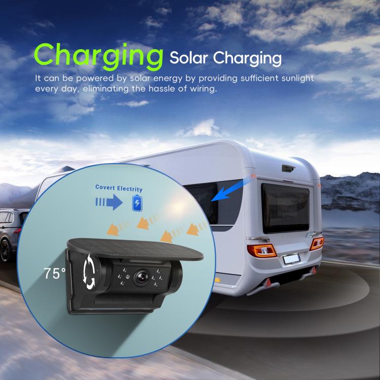 Wireless HD Solar Magnetic WIFI Camera 720P Mobile APP Universal HD Camera