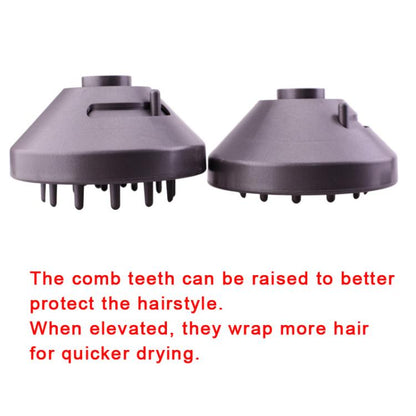 For Dyson Supersonic Adjustable Height Diffuser Attachment Elevating Comb Teeth Design, Upgrade Diffuser