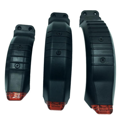 Rear Mudguard Rear Wheel Brake Fender With Safe Light For Carbon Fiber Scooter, 6.5 Inch, 8 Inch