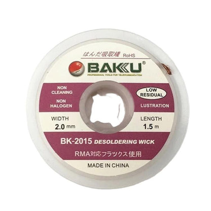 Solder Wick Remover Desoldering Braid for Electronics Repair, BAKU BK-1515, BAKU BK-2015, BAKU BK-2515, BAKU BK-3015
