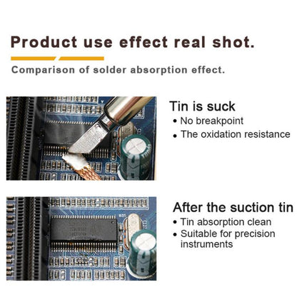 Solder Wick Remover Desoldering Braid for Electronics Repair, BAKU BK-1515, BAKU BK-2015, BAKU BK-2515, BAKU BK-3015