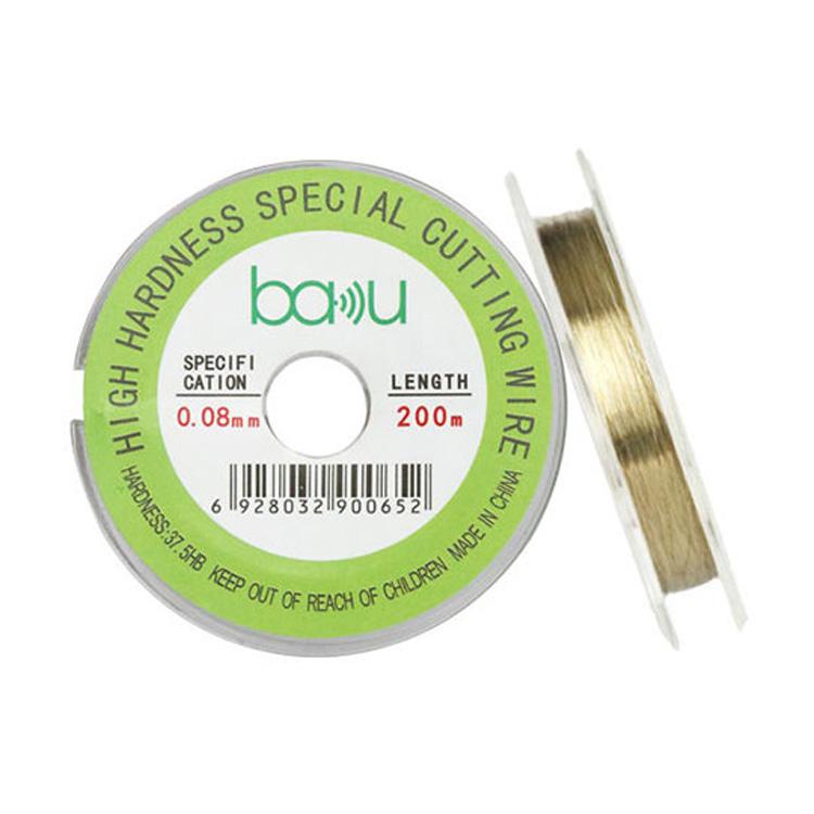 200m/329ft Carbon Steel Screen Separator Cutting Wire for Smartphone & Tablet LCD Screen Repair, BAKU 0.03mm, BAKU 0.04mm, BAKU 0.05mm, BAKU 0.06mm, BAKU 0.08mm