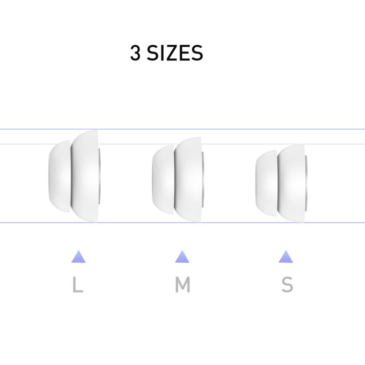 For AirPods Pro / Pro 2 AhaStyle PT99-2 Earphone Silicone Earbuds, S+M+L, L, M, S