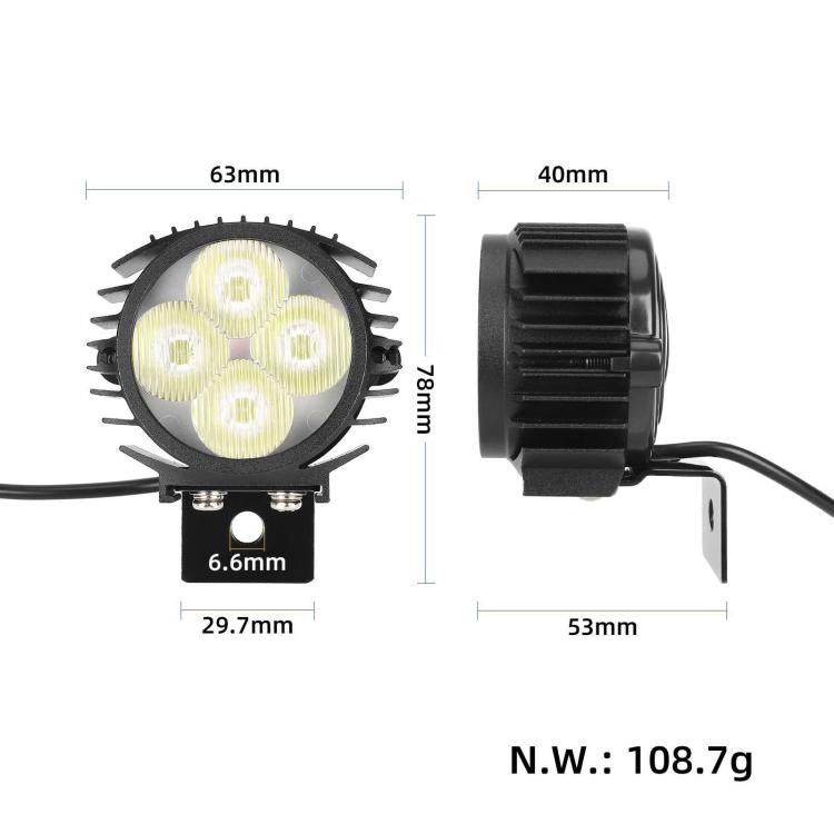 Pour trottinette électrique KuKirin G2 Pro / G2 Max, ensemble phare avant LED de rechange, phare