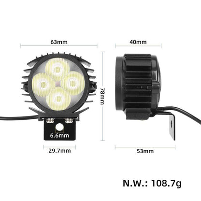 Pour trottinette électrique KuKirin G2 Pro / G2 Max, ensemble phare avant LED de rechange, phare