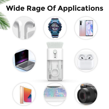 AhaStyle WG93 6 In 1 Earphone Phone Keyboard Multi-Functional Cleaning Tools, WG93