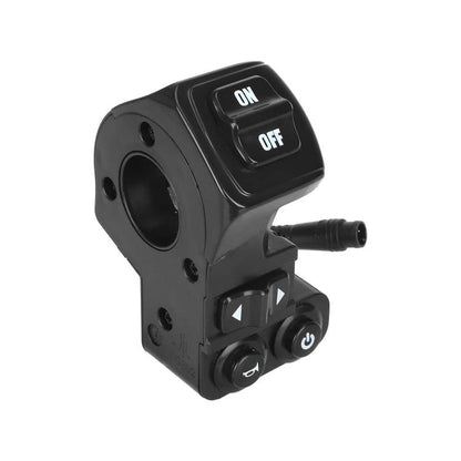 For KuKirin G2 Pro / G2 Max Scooter Handlebar Switch 4-in-1 6-Core Waterproof Control with Turn Signal, Horn, Headlight & Power Button, Switch