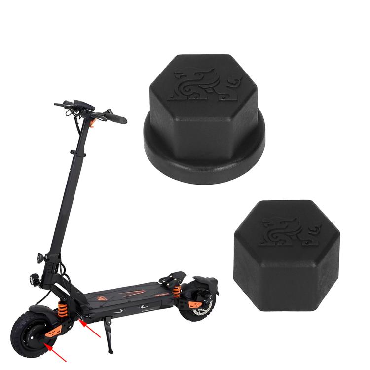 For KuKirin G2 Master Electric Scooter Durable Replacement Accessories, 1pair Motor Shaft Nut Caps, 1pair Rocker Arm Shaft Nut Caps