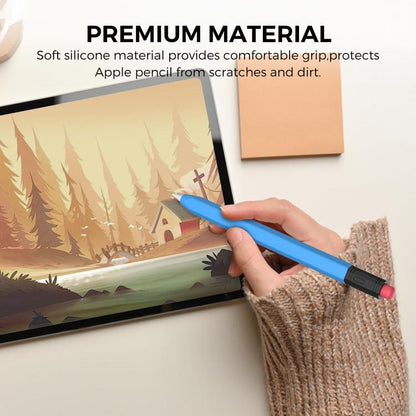 For Apple Pencil USB-C AhaStyle PT180-3 Silicone Pen Case
