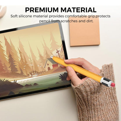 AhaStyle PT180-K Stylus Retro Anti-slip Protection Case, For Apple Pencil USB-C, For Apple Pencil 1, For Apple Pencil 2