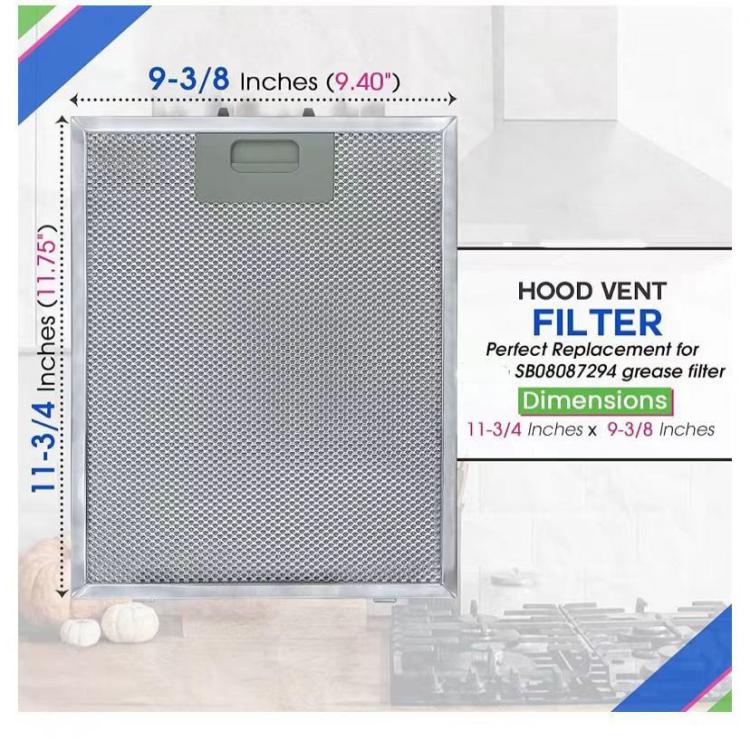 For Broan SB08087294 Range Hood 2pcs /Pack Filter 298 X 239 X 9mm