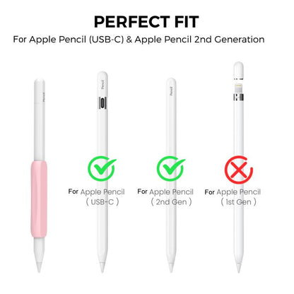 For Apple Pencil USB-C / 2  AhaStyle PT113-3 3pcs Silicone Pen Grip