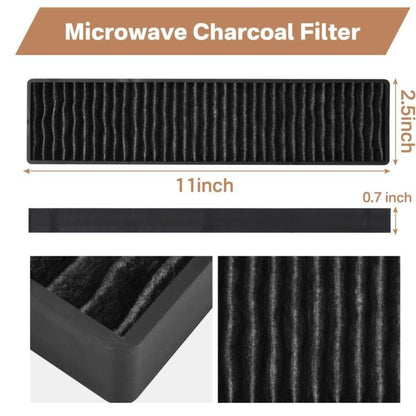 2pcs /Pack PVM9005SJ8SS Microwave Charcoal Filter For GE PNM9216SK5SS / JVM7195EK5ES