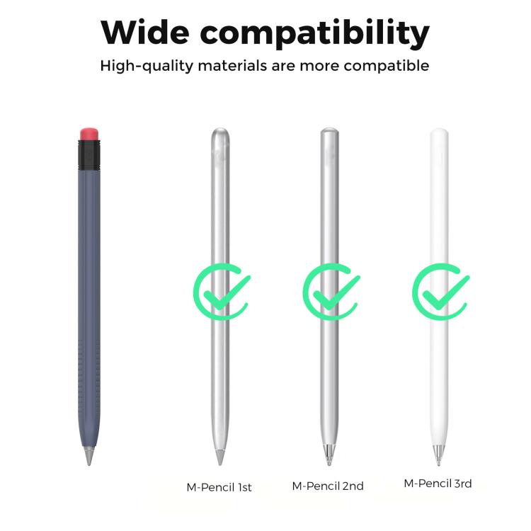 For Huawei M-Pencil 1 / 2 / 3 AhaStyle PT114-C Ultra-thin Pen Case, Pink+Black Pen Cap, Purple+Black Pen Cap, Green+Black Pen Cap, Orange+Black Pen Cap, Dark Blue+Black Pen Cap, Pink+Transparent Pen Cap, Purple+Transparent Pen Cap                      ...