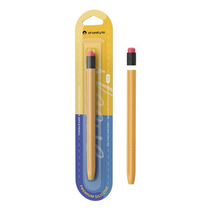 For Huawei M-Pencil 1 / 2 / 3 AhaStyle PT114-C Ultra-thin Pen Case, Pink+Black Pen Cap, Purple+Black Pen Cap, Green+Black Pen Cap, Orange+Black Pen Cap, Dark Blue+Black Pen Cap, Pink+Transparent Pen Cap, Purple+Transparent Pen Cap                      ...