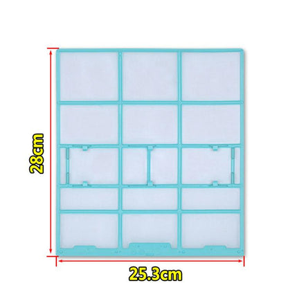 Filter Mesh For Midea Air Conditioner Replacement 1/1.5/2 HP Wall-Mounted Indoor Units, 29x27.5cm, 34.5x27.5cm, 32x27.5cm, 25.3x28cm, 30x29cm, 29.7x28cm, 37.7x29.4cm, 37.5x33cm, 28.2x26.5cm, 30.2x28cm, 35.9x43.7cm, 32.5x32cm, 30x32cm, 27x26.5cm, 28.5x2...