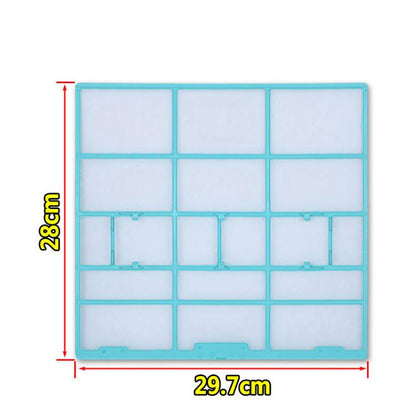 Filter Mesh For Midea Air Conditioner Replacement 1/1.5/2 HP Wall-Mounted Indoor Units, 29x27.5cm, 34.5x27.5cm, 32x27.5cm, 25.3x28cm, 30x29cm, 29.7x28cm, 37.7x29.4cm, 37.5x33cm, 28.2x26.5cm, 30.2x28cm, 35.9x43.7cm, 32.5x32cm, 30x32cm, 27x26.5cm, 28.5x2...