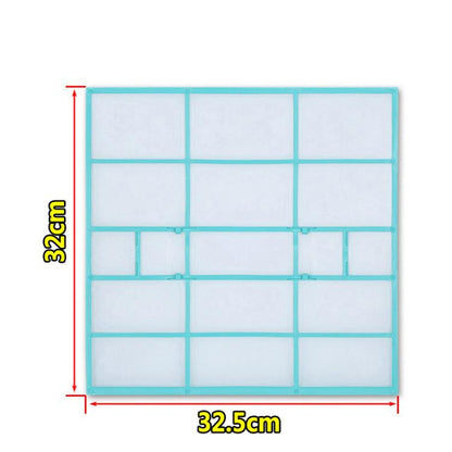 Filter Mesh For Midea Air Conditioner Replacement 1/1.5/2 HP Wall-Mounted Indoor Units, 29x27.5cm, 34.5x27.5cm, 32x27.5cm, 25.3x28cm, 30x29cm, 29.7x28cm, 37.7x29.4cm, 37.5x33cm, 28.2x26.5cm, 30.2x28cm, 35.9x43.7cm, 32.5x32cm, 30x32cm, 27x26.5cm, 28.5x2...
