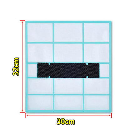 Filter Mesh For Midea Air Conditioner Replacement 1/1.5/2 HP Wall-Mounted Indoor Units, 29x27.5cm, 34.5x27.5cm, 32x27.5cm, 25.3x28cm, 30x29cm, 29.7x28cm, 37.7x29.4cm, 37.5x33cm, 28.2x26.5cm, 30.2x28cm, 35.9x43.7cm, 32.5x32cm, 30x32cm, 27x26.5cm, 28.5x2...